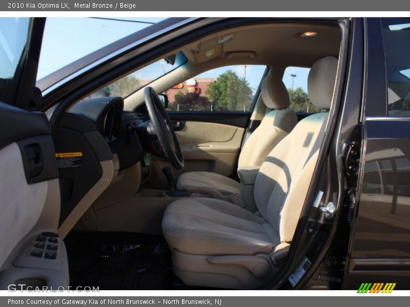 Metal Bronze / Beige 2010 Kia Optima LX