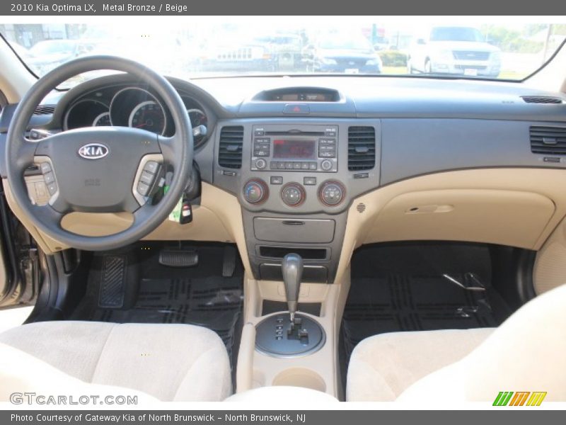 Metal Bronze / Beige 2010 Kia Optima LX