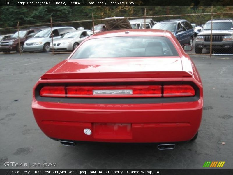 Redline 3-Coat Pearl / Dark Slate Gray 2013 Dodge Challenger R/T Classic