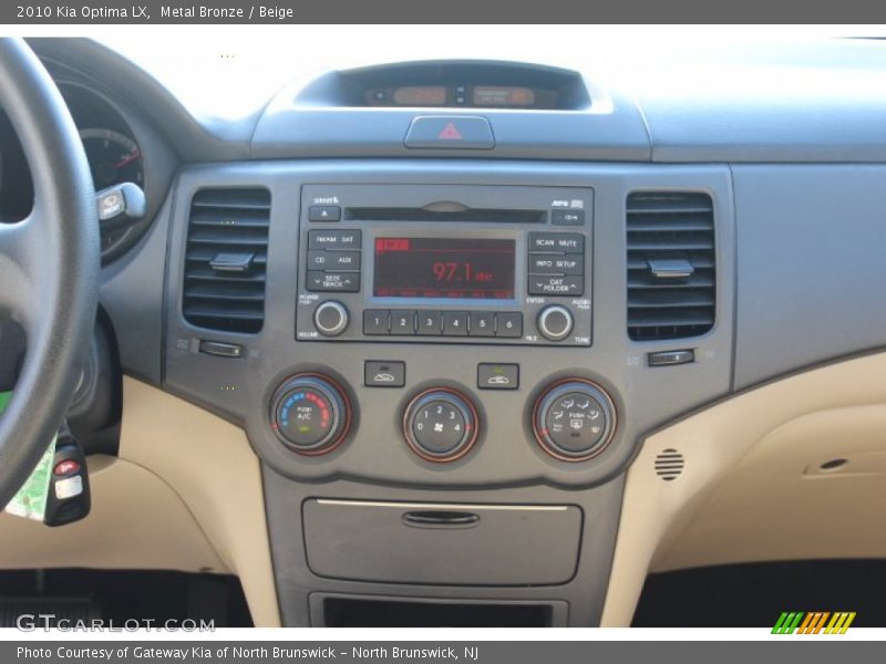 Metal Bronze / Beige 2010 Kia Optima LX