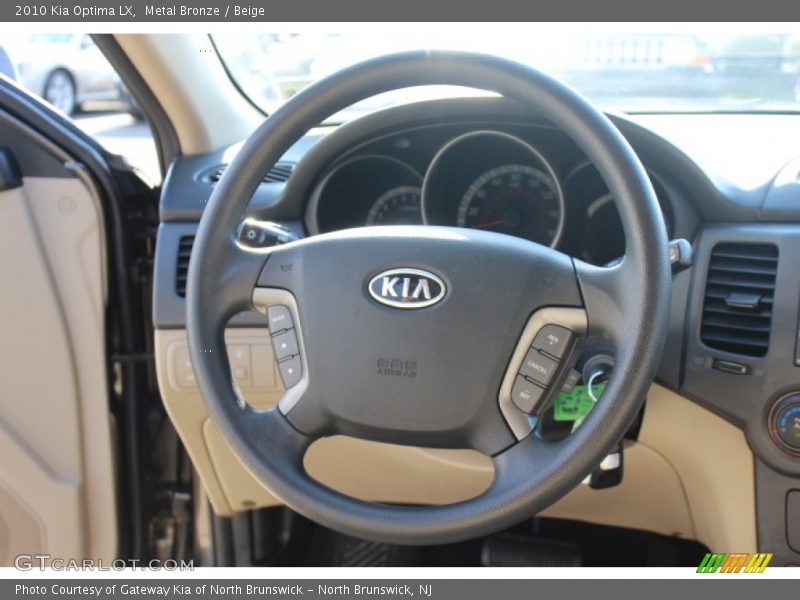 Metal Bronze / Beige 2010 Kia Optima LX