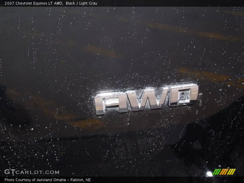 Black / Light Gray 2007 Chevrolet Equinox LT AWD