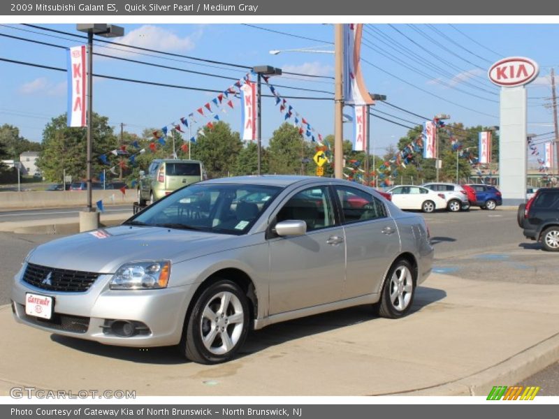 Quick Silver Pearl / Medium Gray 2009 Mitsubishi Galant ES