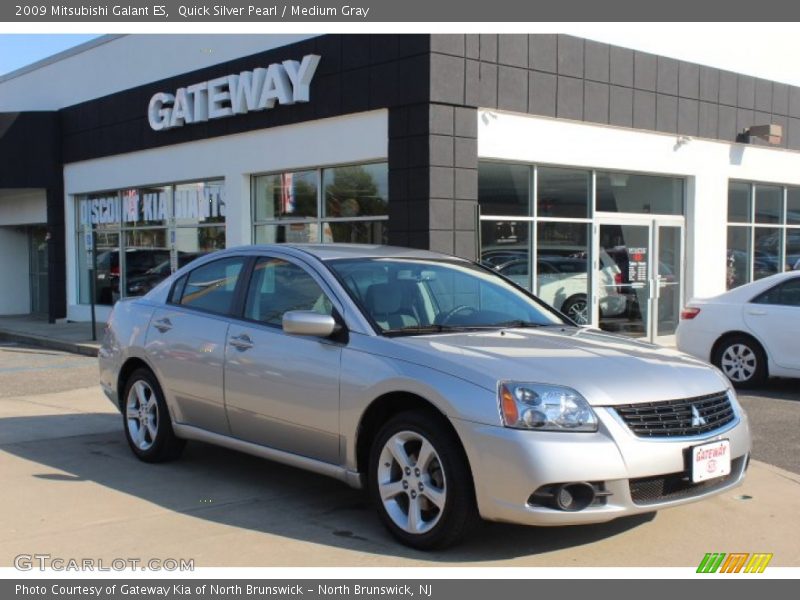 Quick Silver Pearl / Medium Gray 2009 Mitsubishi Galant ES