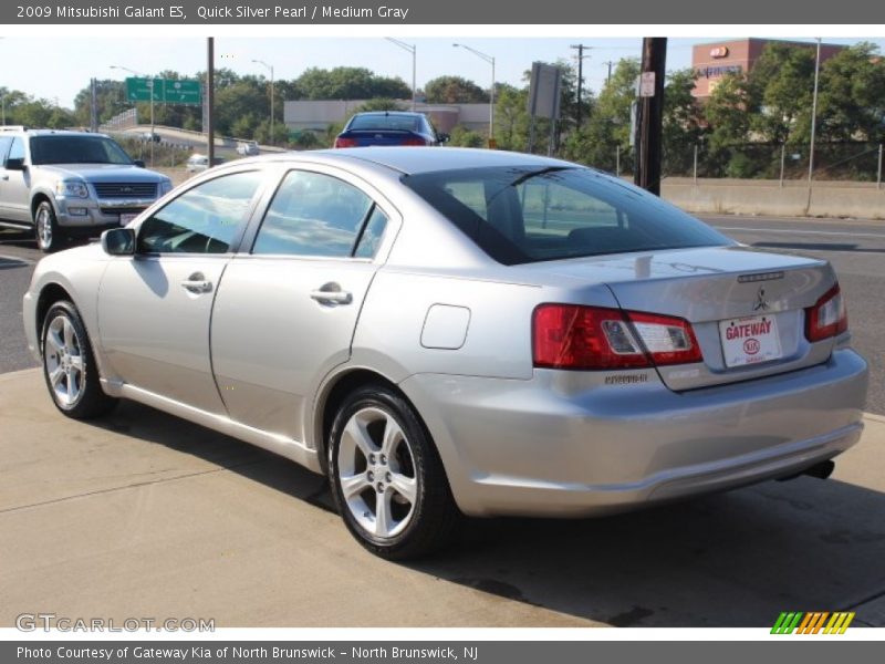 Quick Silver Pearl / Medium Gray 2009 Mitsubishi Galant ES