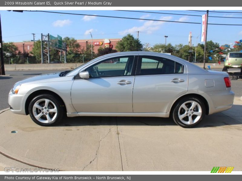 Quick Silver Pearl / Medium Gray 2009 Mitsubishi Galant ES