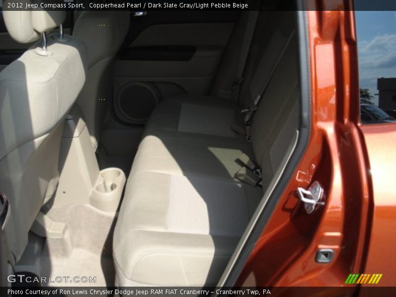 Copperhead Pearl / Dark Slate Gray/Light Pebble Beige 2012 Jeep Compass Sport