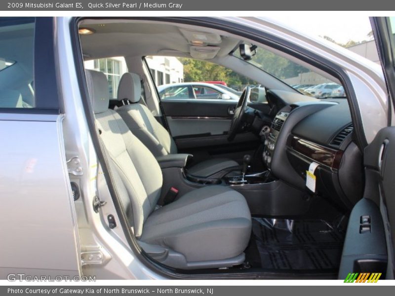 Quick Silver Pearl / Medium Gray 2009 Mitsubishi Galant ES