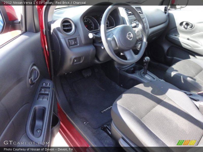Red Brick / Charcoal 2012 Nissan Versa 1.6 SV Sedan
