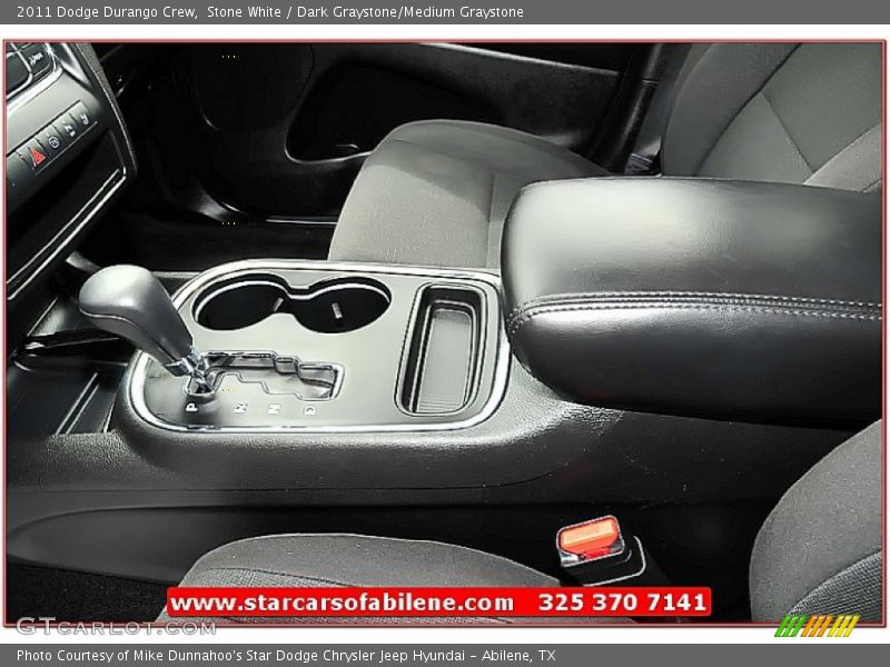 Stone White / Dark Graystone/Medium Graystone 2011 Dodge Durango Crew