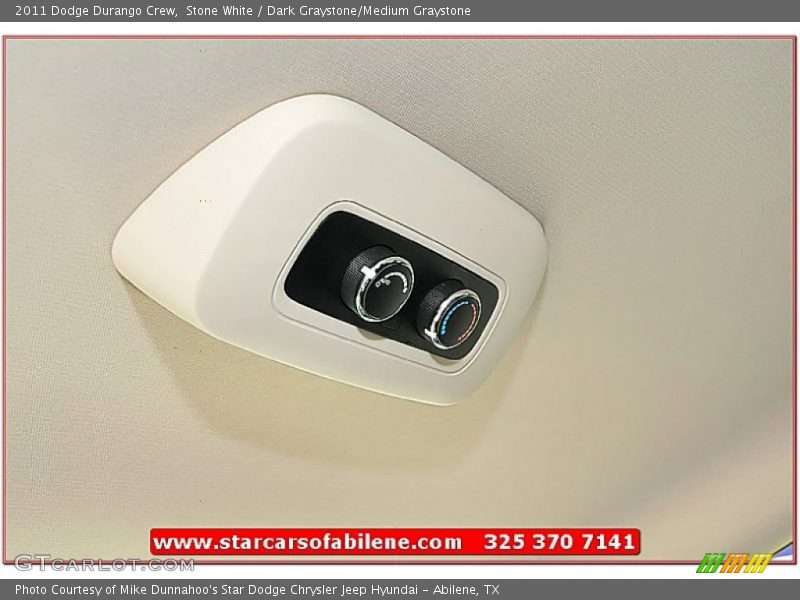 Stone White / Dark Graystone/Medium Graystone 2011 Dodge Durango Crew