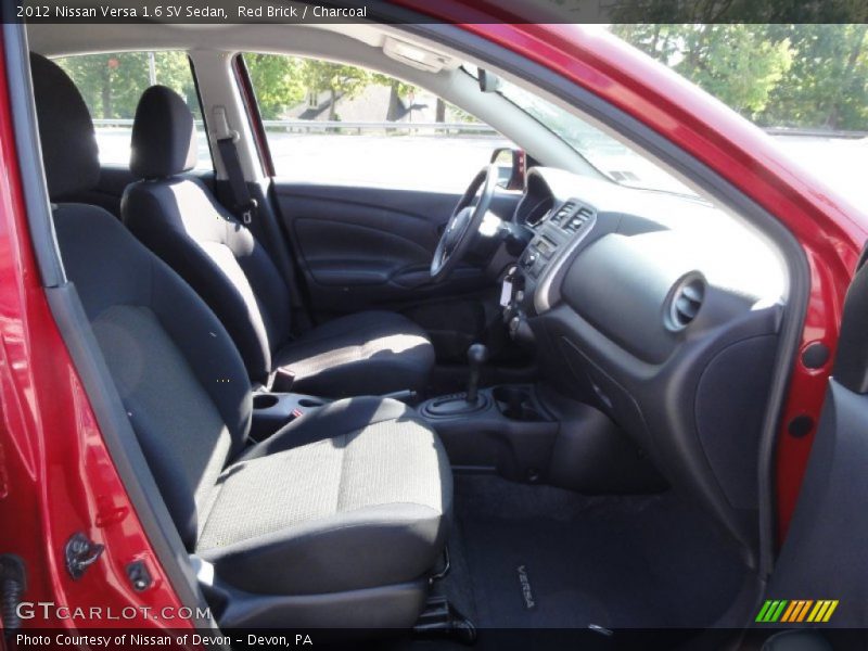 Red Brick / Charcoal 2012 Nissan Versa 1.6 SV Sedan