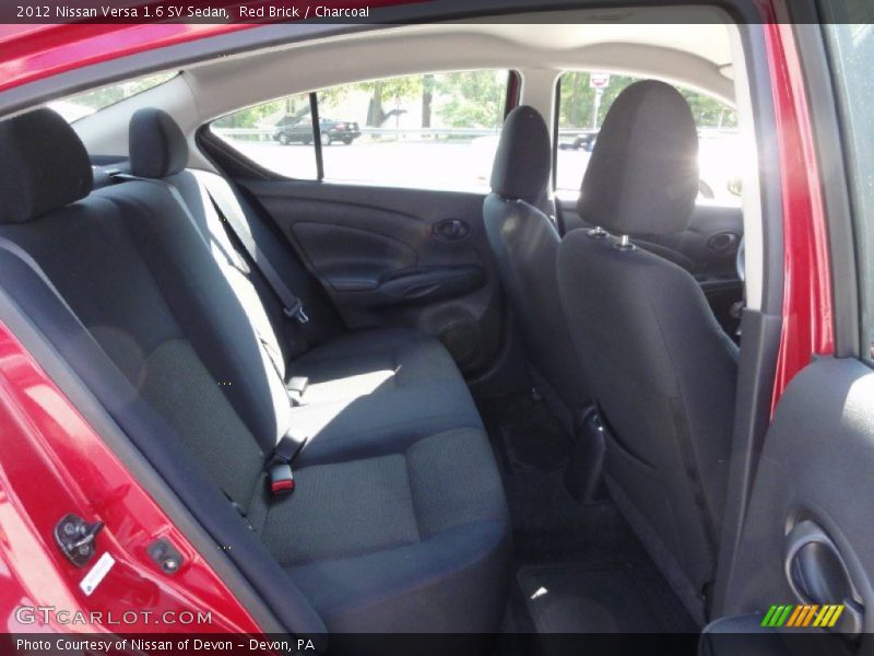 Red Brick / Charcoal 2012 Nissan Versa 1.6 SV Sedan