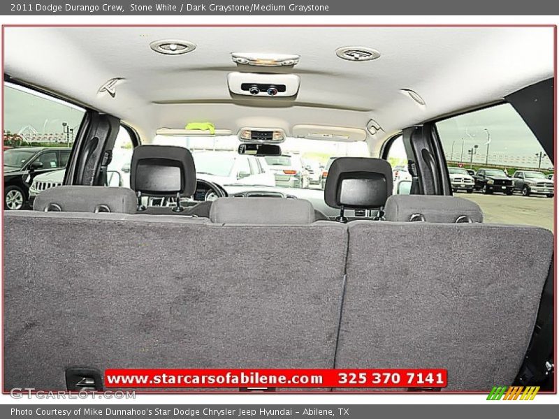 Stone White / Dark Graystone/Medium Graystone 2011 Dodge Durango Crew