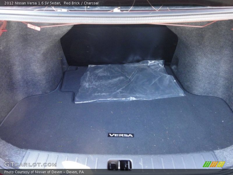 Red Brick / Charcoal 2012 Nissan Versa 1.6 SV Sedan
