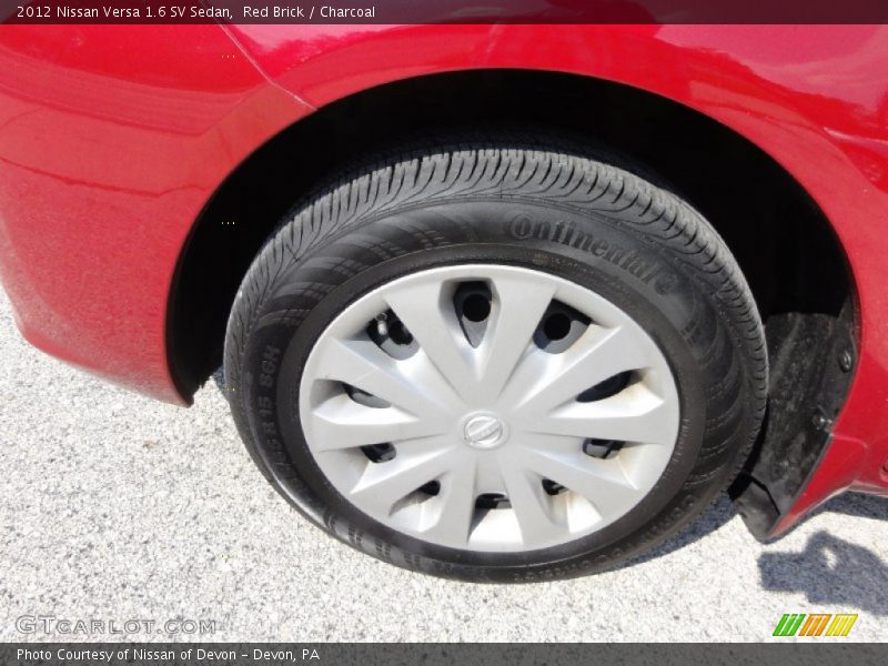 Red Brick / Charcoal 2012 Nissan Versa 1.6 SV Sedan