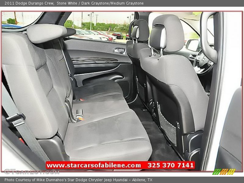 Stone White / Dark Graystone/Medium Graystone 2011 Dodge Durango Crew