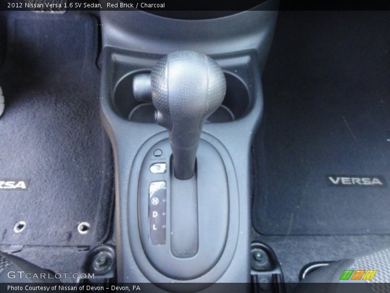 Red Brick / Charcoal 2012 Nissan Versa 1.6 SV Sedan