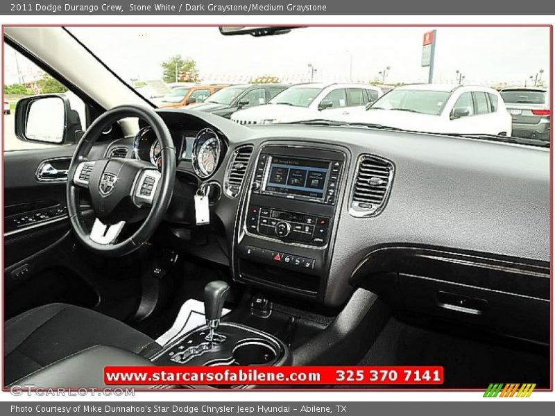 Stone White / Dark Graystone/Medium Graystone 2011 Dodge Durango Crew