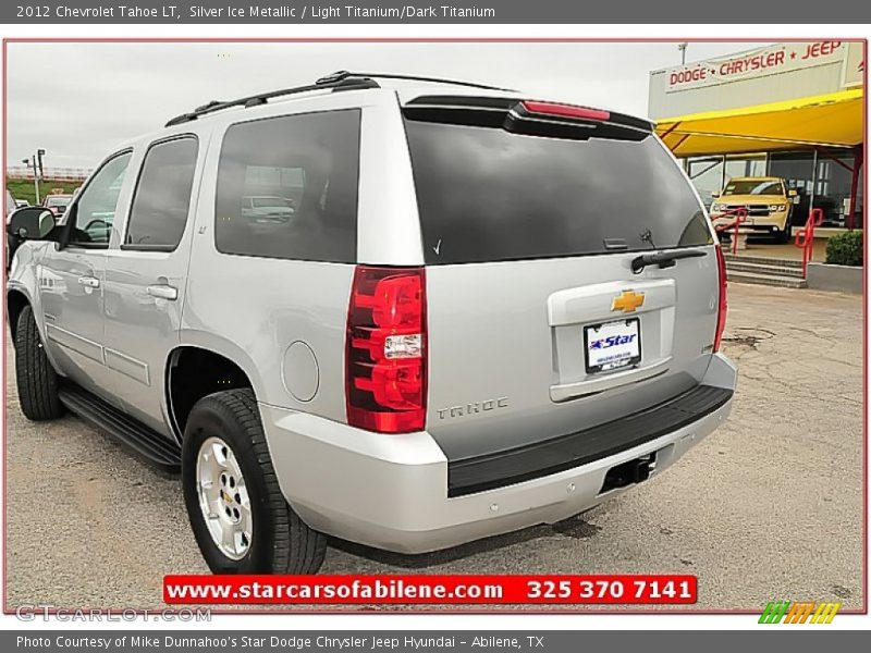 Silver Ice Metallic / Light Titanium/Dark Titanium 2012 Chevrolet Tahoe LT