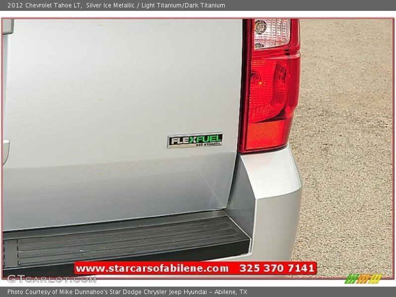 Silver Ice Metallic / Light Titanium/Dark Titanium 2012 Chevrolet Tahoe LT