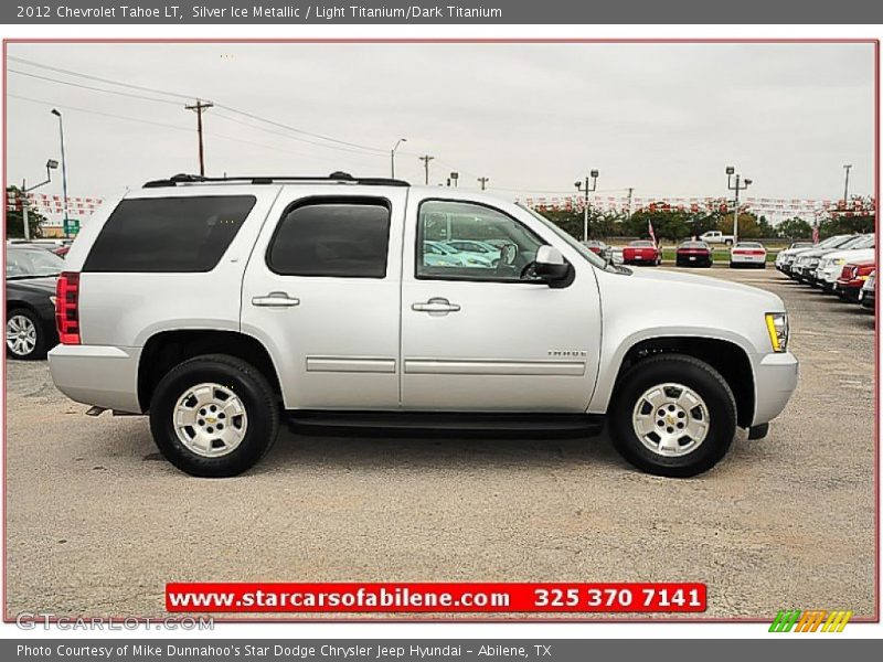 Silver Ice Metallic / Light Titanium/Dark Titanium 2012 Chevrolet Tahoe LT