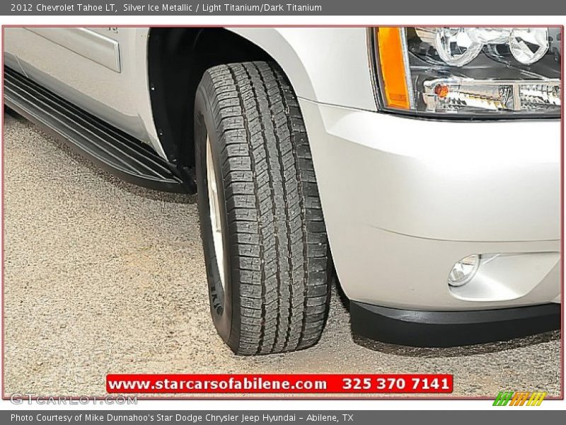 Silver Ice Metallic / Light Titanium/Dark Titanium 2012 Chevrolet Tahoe LT