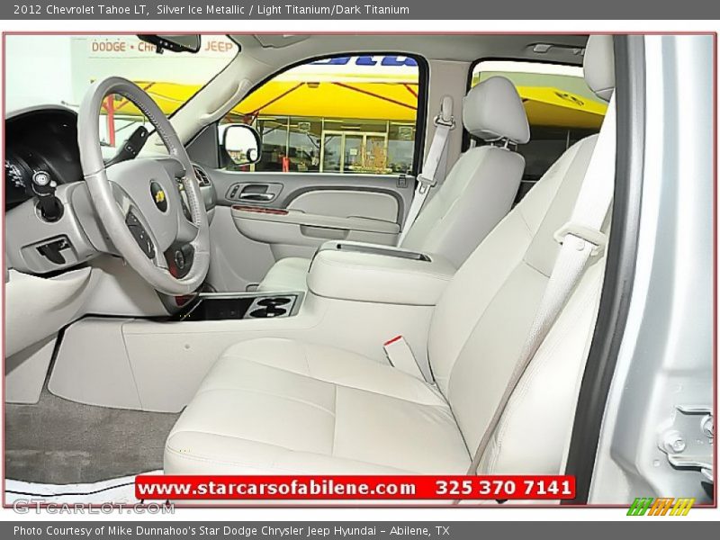 Silver Ice Metallic / Light Titanium/Dark Titanium 2012 Chevrolet Tahoe LT