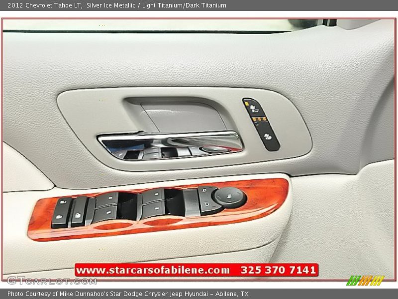 Silver Ice Metallic / Light Titanium/Dark Titanium 2012 Chevrolet Tahoe LT