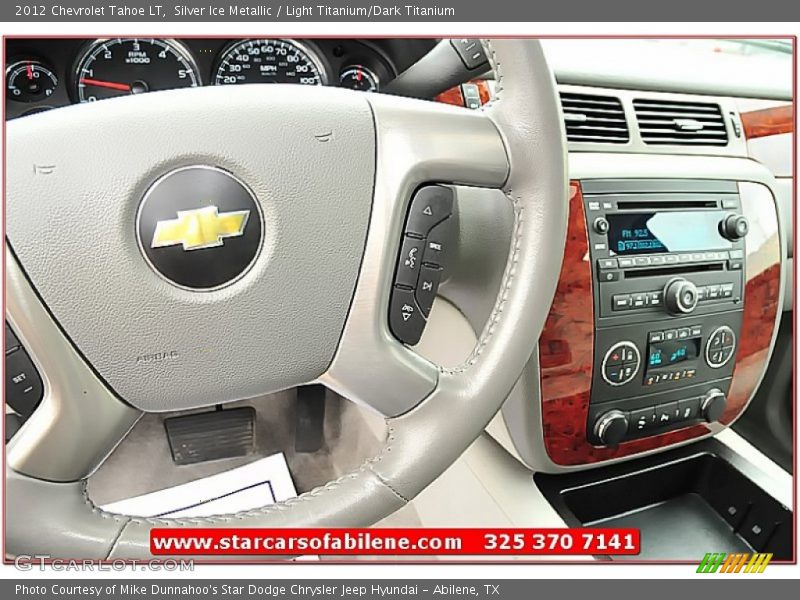 Silver Ice Metallic / Light Titanium/Dark Titanium 2012 Chevrolet Tahoe LT