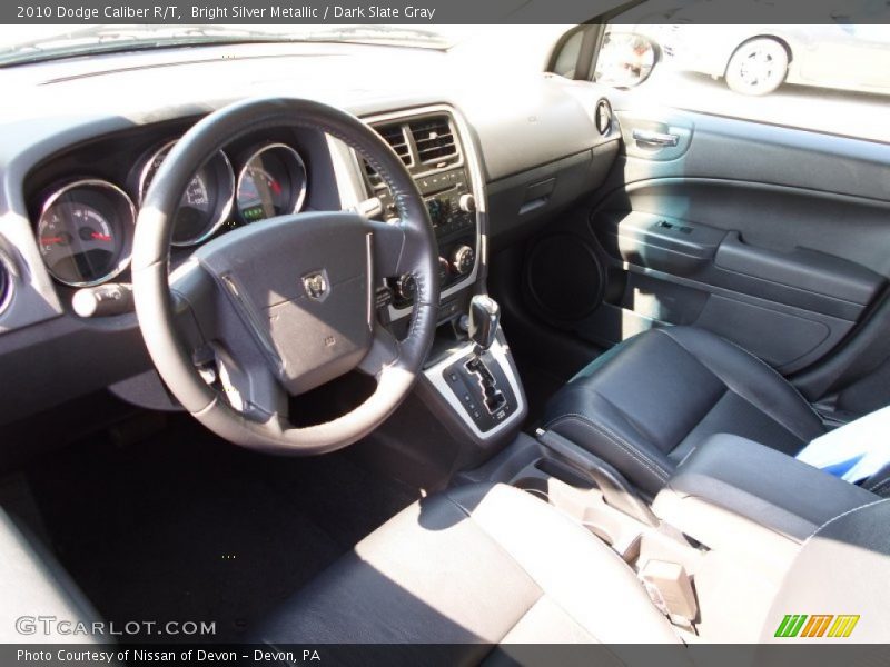 Bright Silver Metallic / Dark Slate Gray 2010 Dodge Caliber R/T