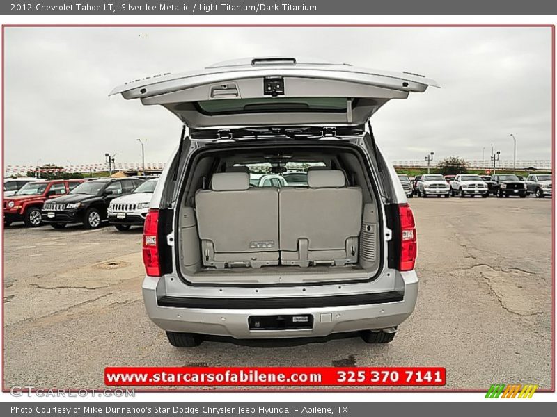 Silver Ice Metallic / Light Titanium/Dark Titanium 2012 Chevrolet Tahoe LT