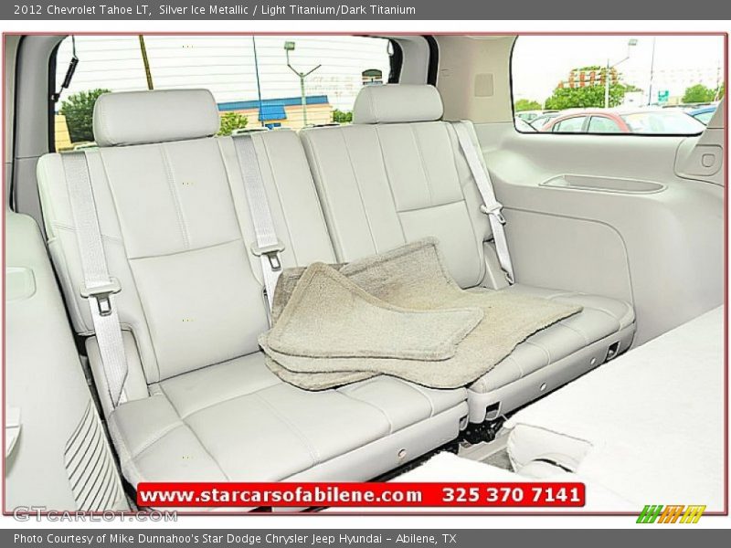 Silver Ice Metallic / Light Titanium/Dark Titanium 2012 Chevrolet Tahoe LT