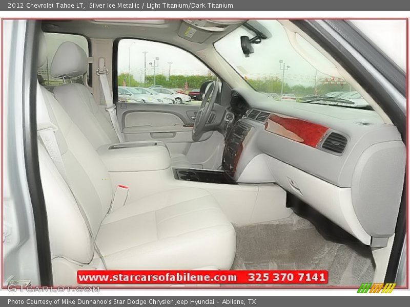 Silver Ice Metallic / Light Titanium/Dark Titanium 2012 Chevrolet Tahoe LT