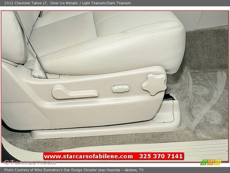 Silver Ice Metallic / Light Titanium/Dark Titanium 2012 Chevrolet Tahoe LT