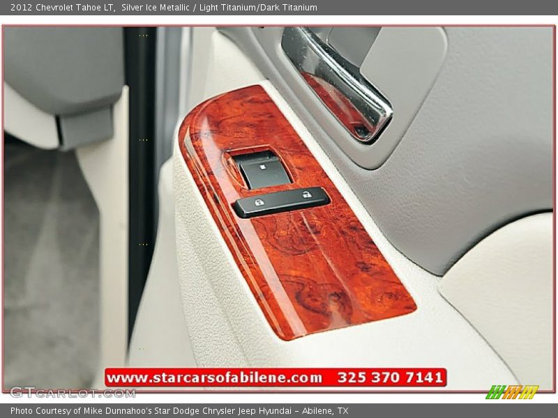 Silver Ice Metallic / Light Titanium/Dark Titanium 2012 Chevrolet Tahoe LT