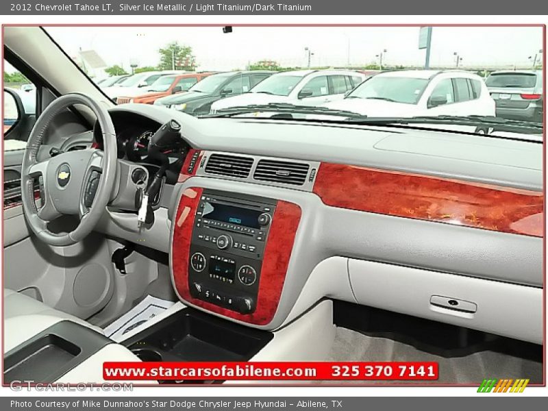 Silver Ice Metallic / Light Titanium/Dark Titanium 2012 Chevrolet Tahoe LT