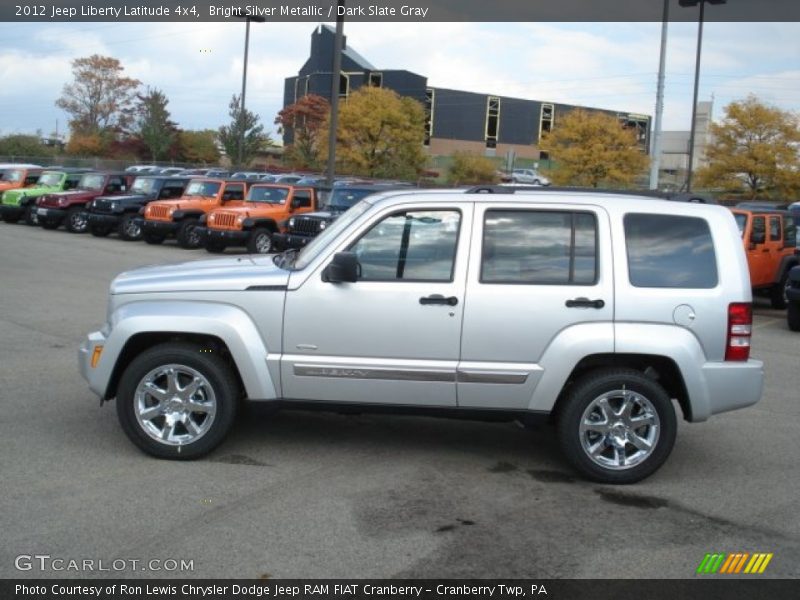 Bright Silver Metallic / Dark Slate Gray 2012 Jeep Liberty Latitude 4x4