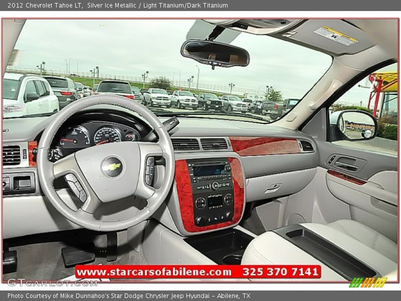 Silver Ice Metallic / Light Titanium/Dark Titanium 2012 Chevrolet Tahoe LT