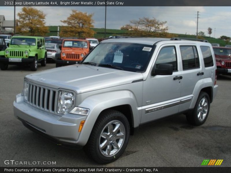 Bright Silver Metallic / Dark Slate Gray 2012 Jeep Liberty Latitude 4x4