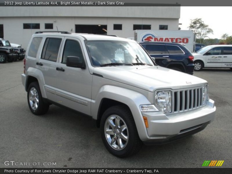 Bright Silver Metallic / Dark Slate Gray 2012 Jeep Liberty Latitude 4x4