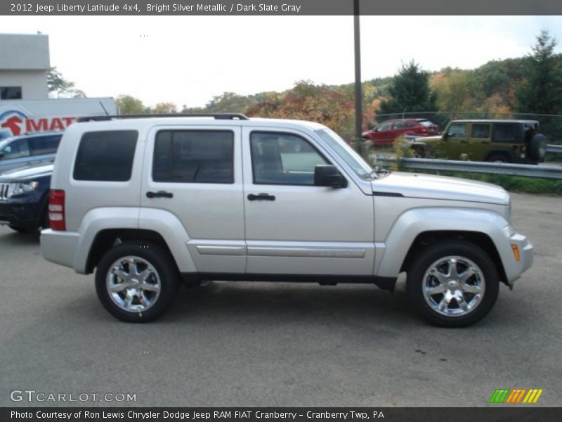 Bright Silver Metallic / Dark Slate Gray 2012 Jeep Liberty Latitude 4x4