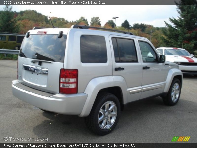 Bright Silver Metallic / Dark Slate Gray 2012 Jeep Liberty Latitude 4x4