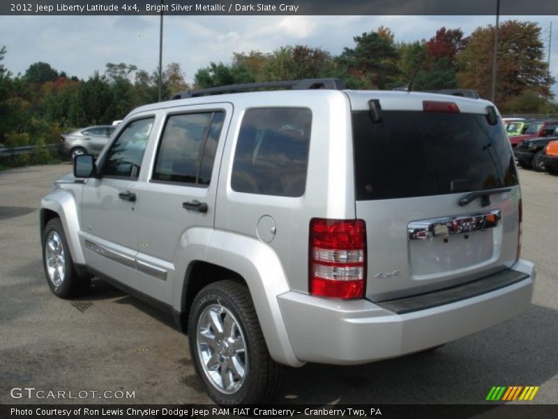 Bright Silver Metallic / Dark Slate Gray 2012 Jeep Liberty Latitude 4x4