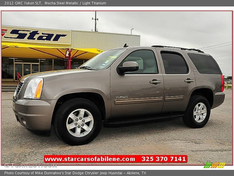 Mocha Steel Metallic / Light Titanium 2012 GMC Yukon SLT