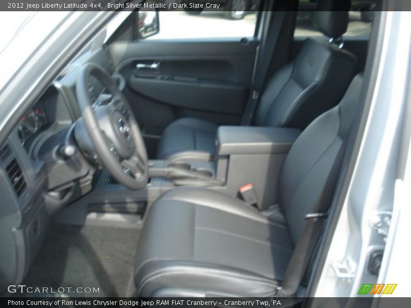 Bright Silver Metallic / Dark Slate Gray 2012 Jeep Liberty Latitude 4x4
