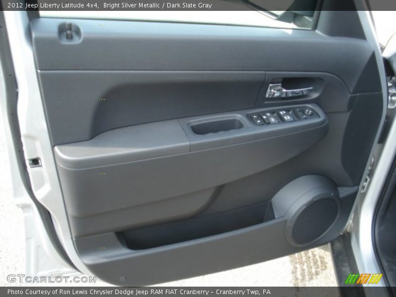 Bright Silver Metallic / Dark Slate Gray 2012 Jeep Liberty Latitude 4x4