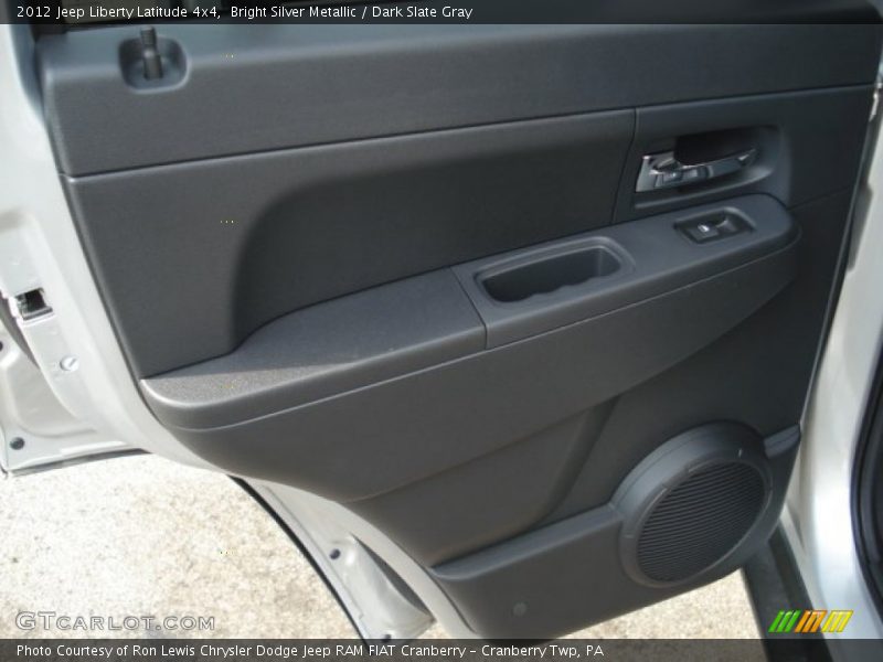 Bright Silver Metallic / Dark Slate Gray 2012 Jeep Liberty Latitude 4x4