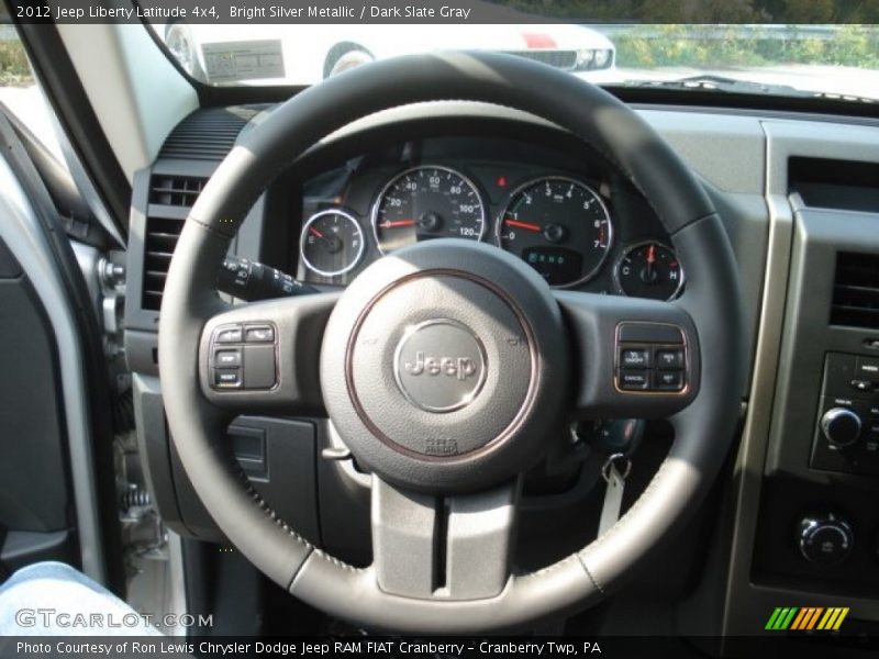 Bright Silver Metallic / Dark Slate Gray 2012 Jeep Liberty Latitude 4x4