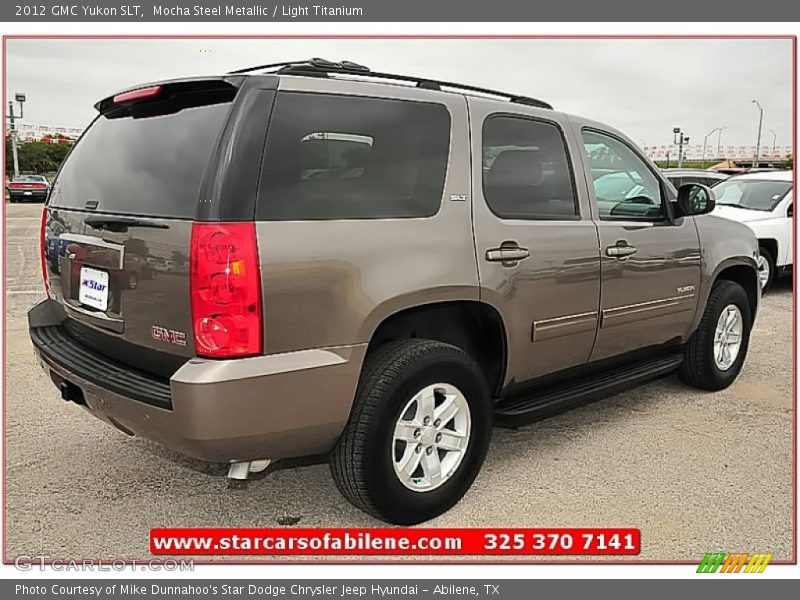 Mocha Steel Metallic / Light Titanium 2012 GMC Yukon SLT